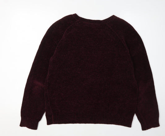 Mountain Warehouse Women's Purple Pullover Jumper Size 12
