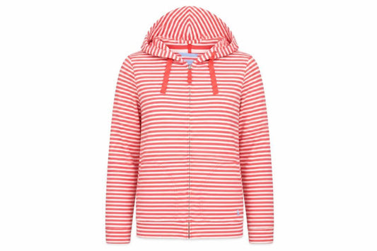 Womens UK 8 Regular Joules Red Full Zip Hoodie