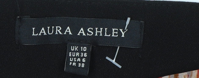 Laura Ashley Women’s Black Multicoloured Shift Dress 10