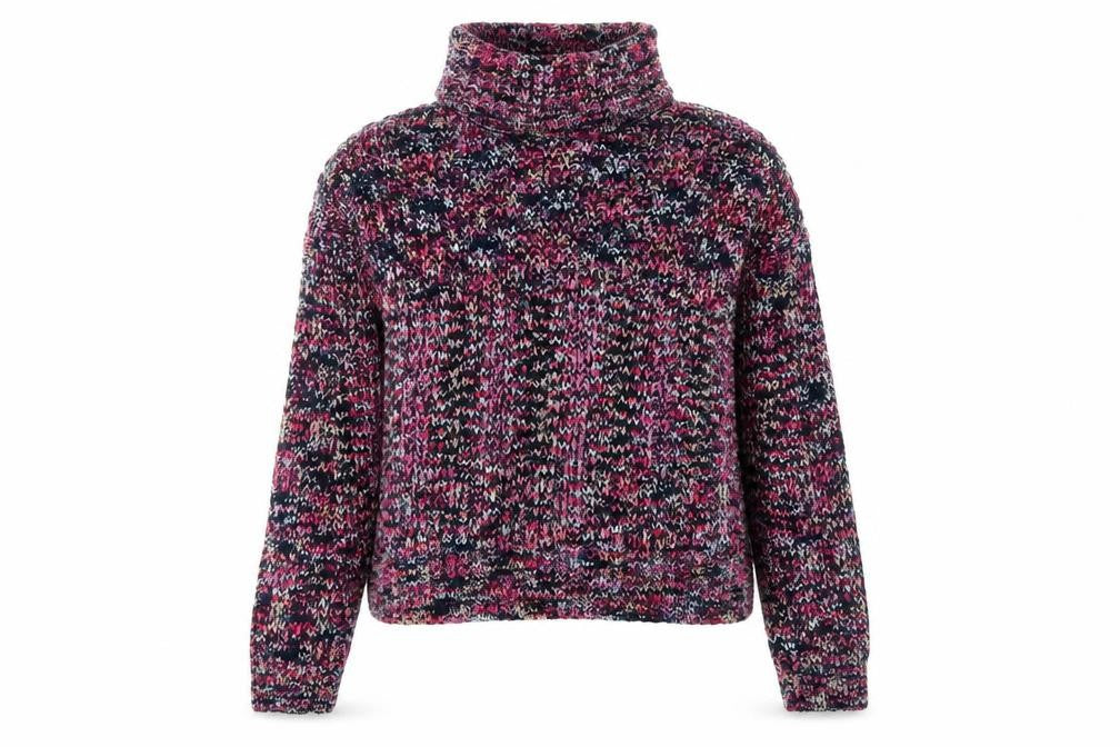 Marks and Spencer Girls Multicoloured Roll Neck Jumper