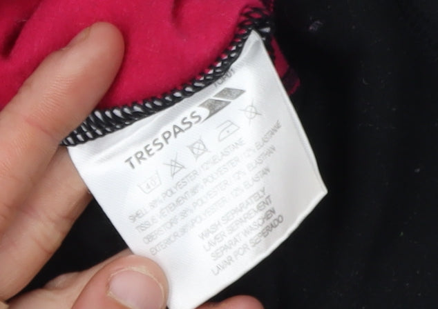 Trespass Women's Black Henley Sweatshirt, Size M