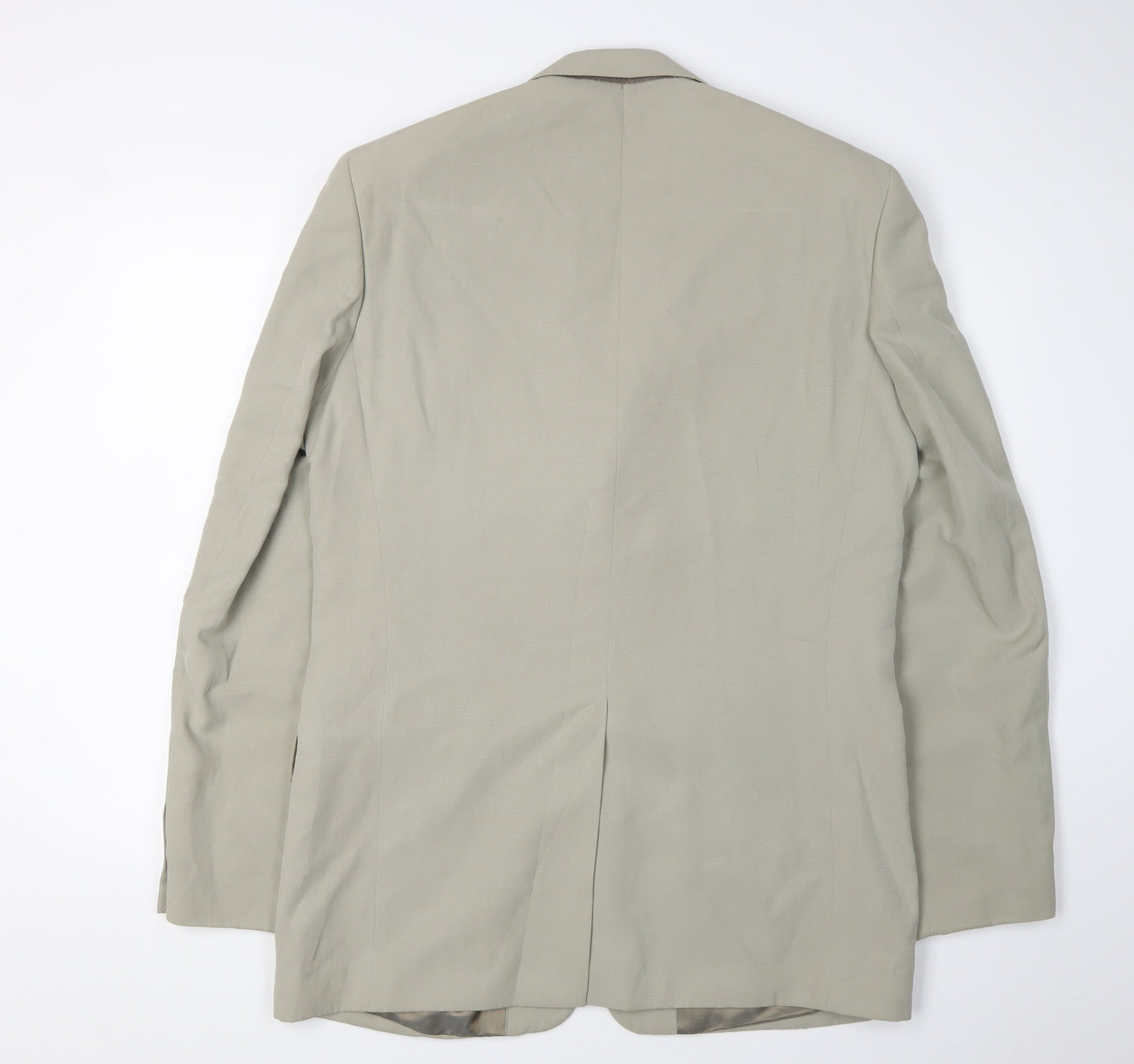 Next Men's Beige Long Blazer Jacket 40L