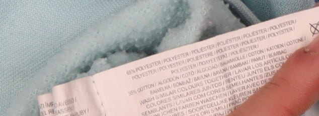 Disney Women's Blue XS Cartoon Pullover Sweatshirt