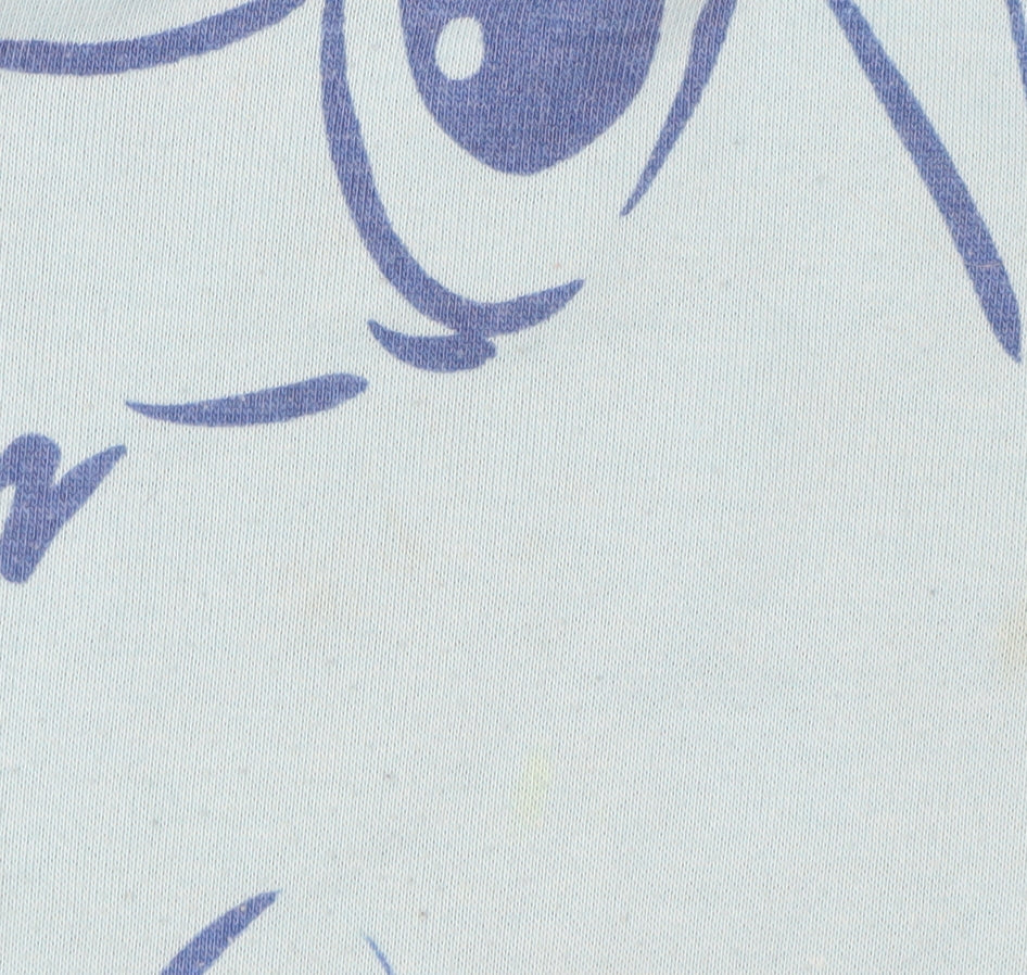 Disney Women's Blue XS Cartoon Pullover Sweatshirt