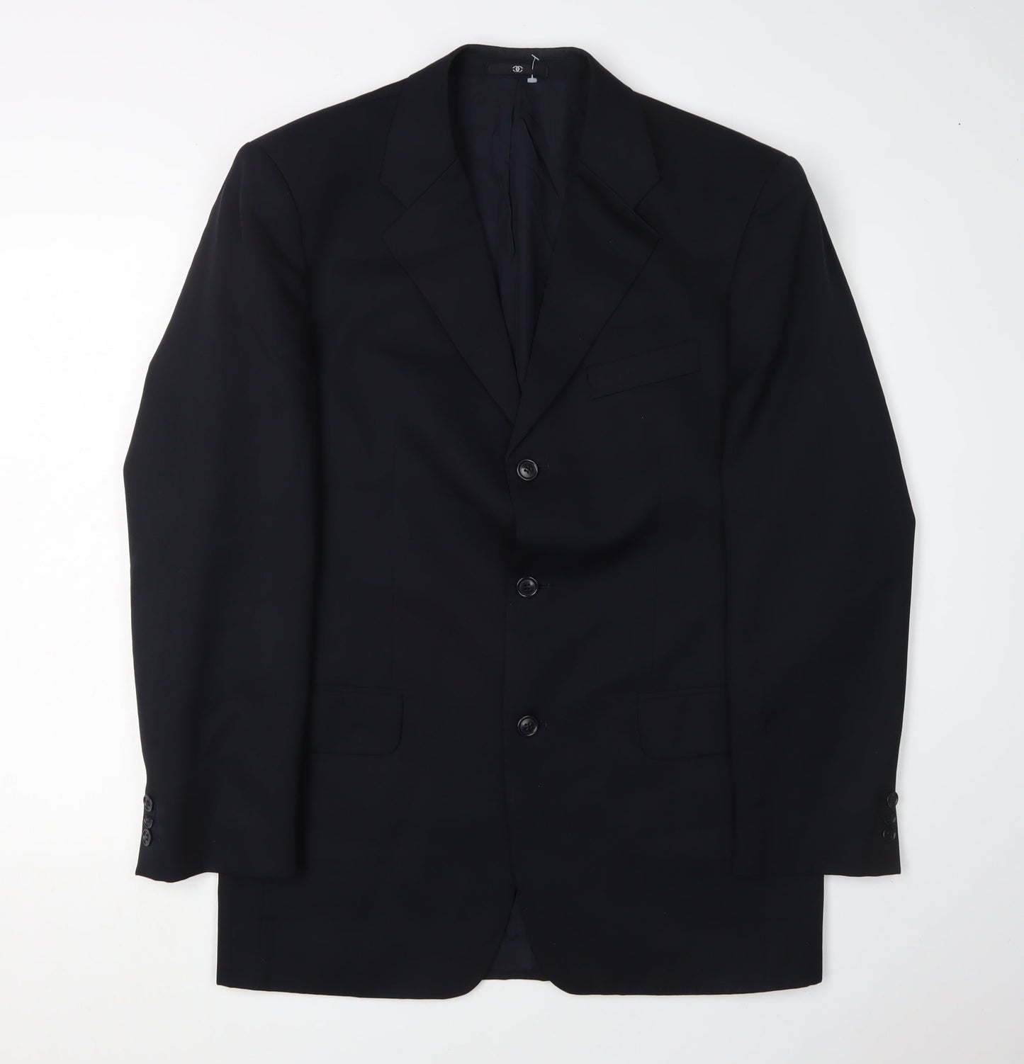 Ciro Citterio Men's Black Formal Long Blazer 38L