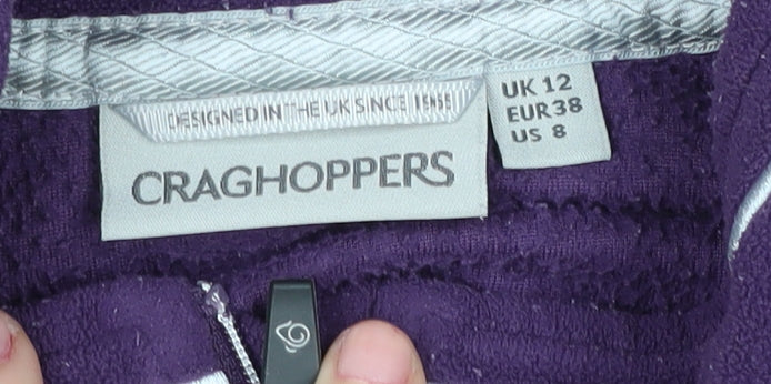 Craghoppers Women's Purple Pullover Sweatshirt, Size 12