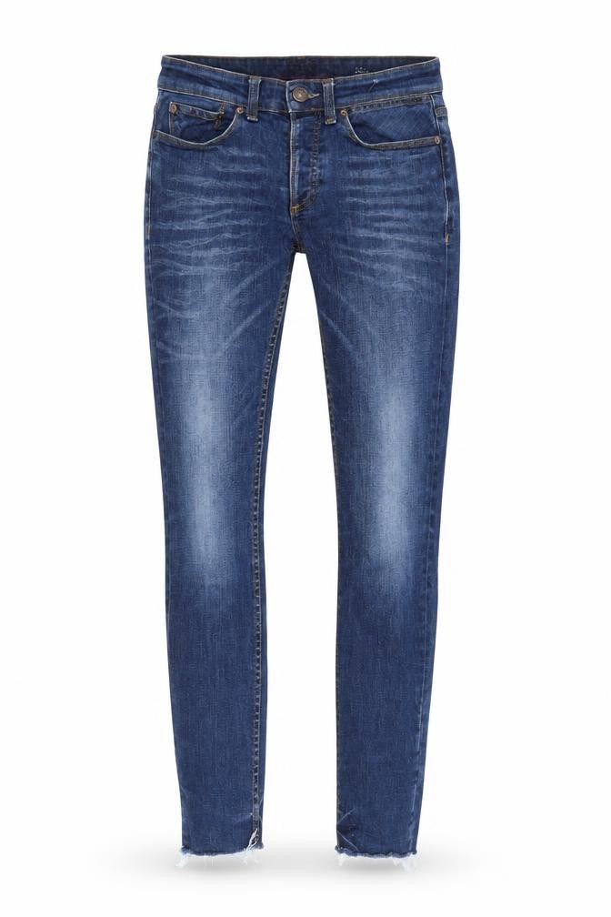 River Island Men's Blue Skinny Jeans, Size 28, Medium Wash