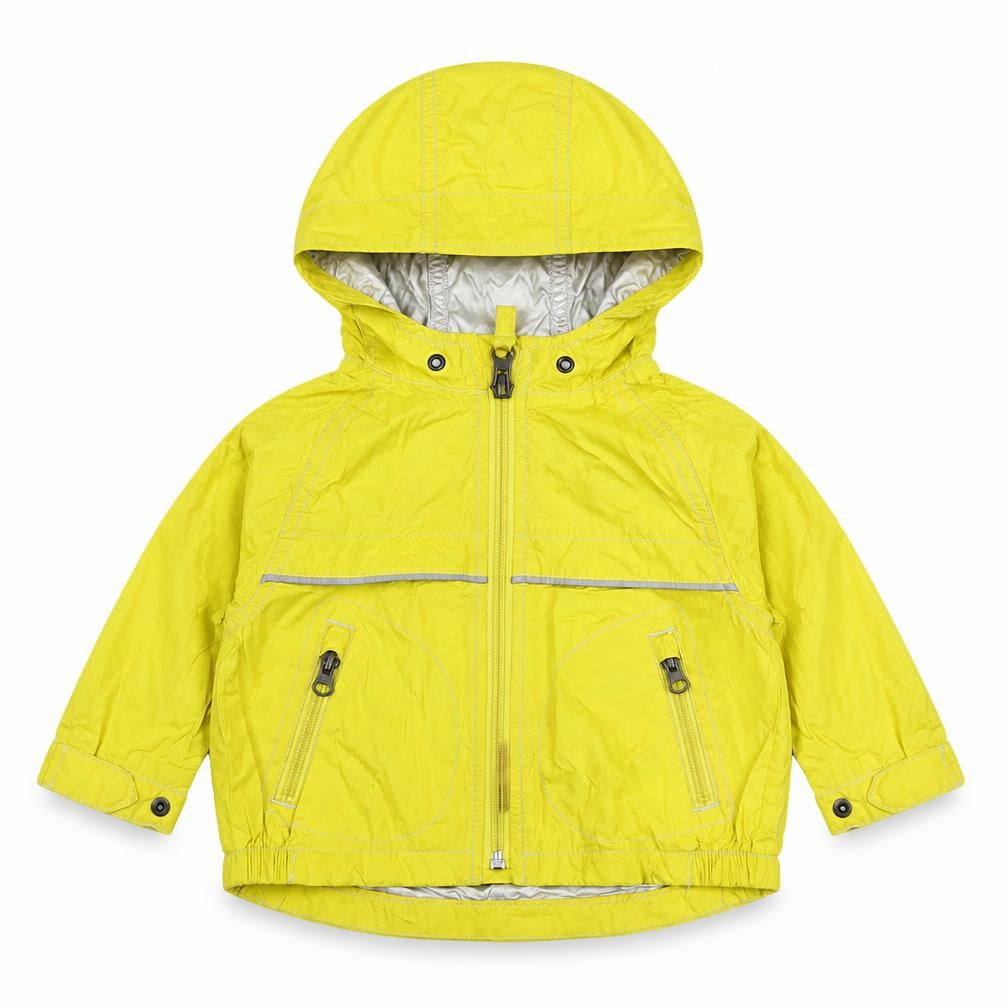 Baby Gap Unisex Yellow Puffer Jacket, 6-12 Months, Hooded