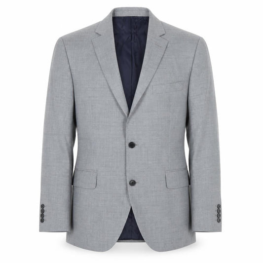 Mens 42 Chest Regular Austin Reed Grey Two-Button Blazer