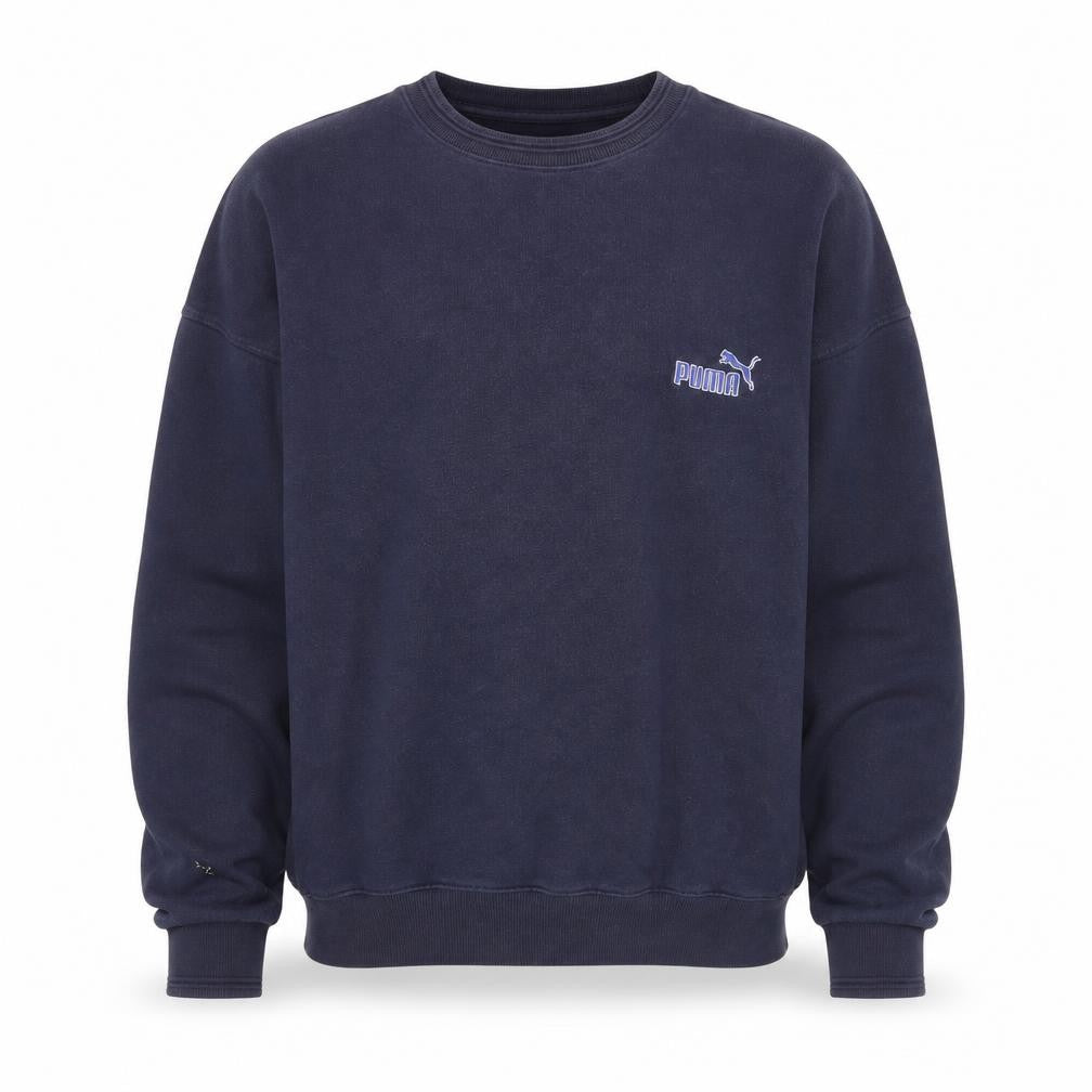 Mens UK S Regular PUMA Blue Pullover Sweatshirt
