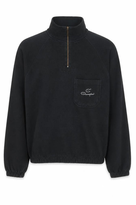 Mens UK M  Champion Black Pullover Sweatshirt