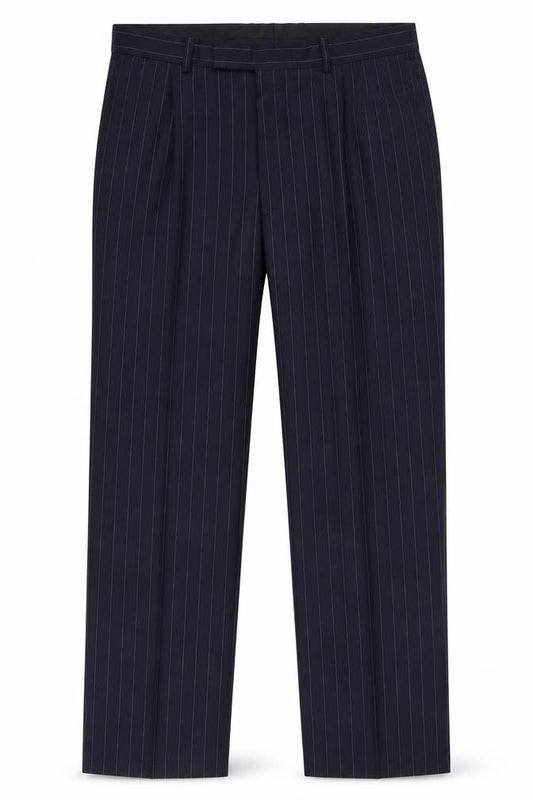Jaeger Men's Blue Dress Pants 56L Pinstripe