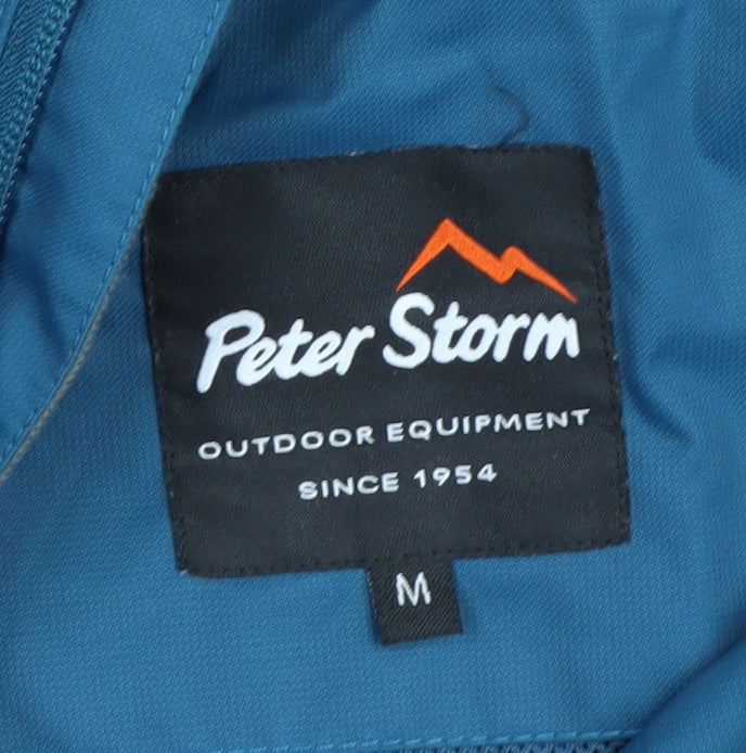 Peter Storm Blue Unisex Waterproof Jacket M