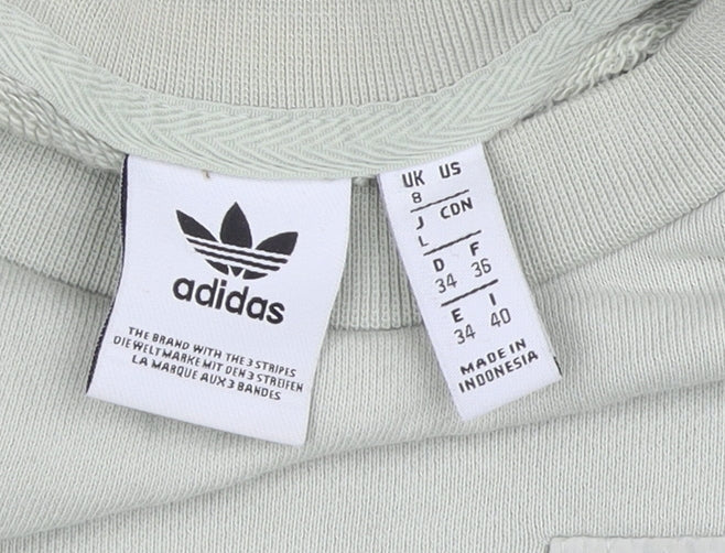 Adidas Women's Grey Pullover Sweatshirt Size 8