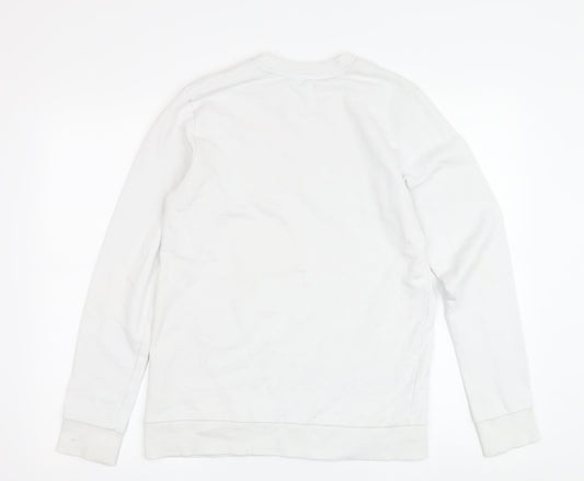 Jack & Jones Teens White Pullover Sweatshirt Size 164