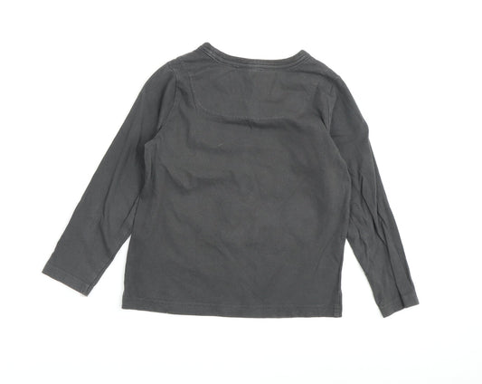 Joules Boys' Black Long Sleeve Graphic T-Shirt, Age 5