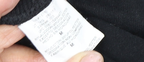 Champion Men's Black Full Zip Hoodie M - Regular Fit