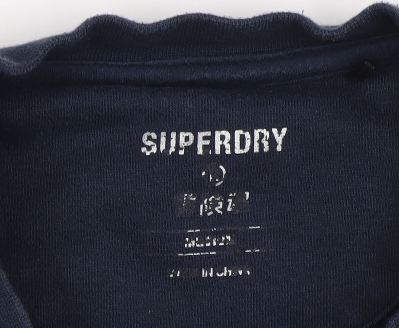 Superdry Men's Blue Crew Neck Sweatshirt M