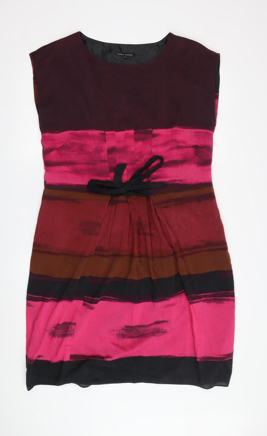 Laura Ashley Women's Multicoloured Shift Dress Size 6