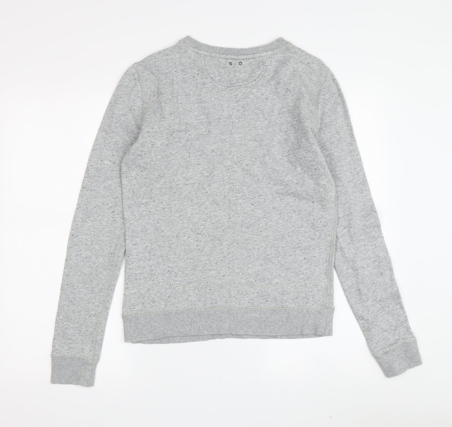 Converse Women's Grey Pullover Sweatshirt, S, Casual Knit