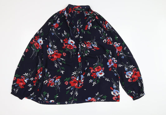 Ralph Lauren Women's Floral Blouse, Multicoloured M, Polyester