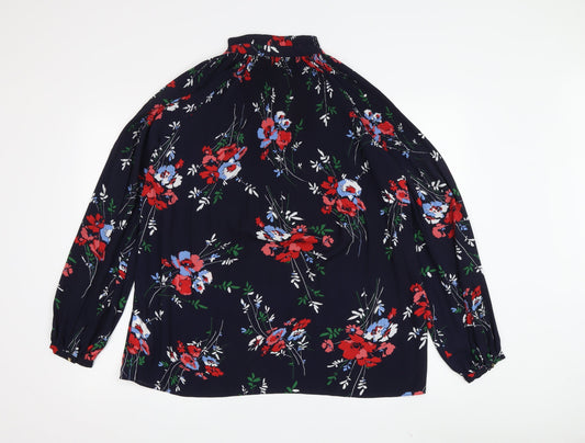 Ralph Lauren Women's Floral Blouse, Multicoloured M, Polyester