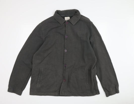 White Stuff Men's XL Green Button-Up Jacket
