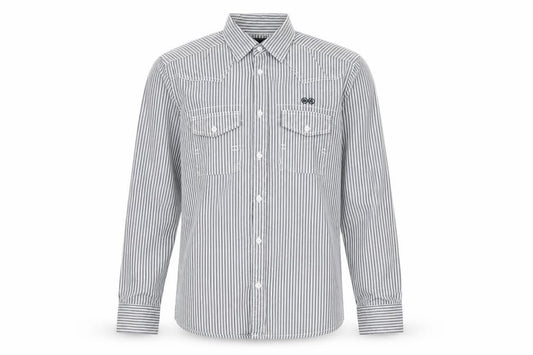 Jack & Jones Men's Black Striped Shirt S