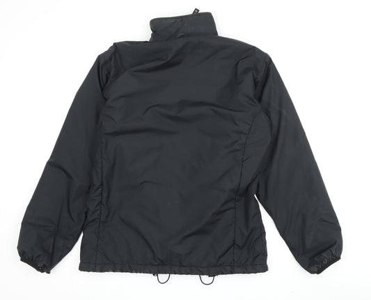 Jack Wolfskin Women's Black Jacket Size 10 - Winter Casual