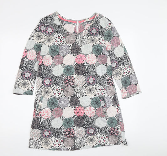 White Stuff Women's Multicoloured Floral Tunic Size 12