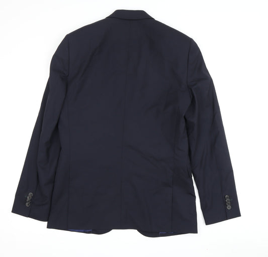 Paul Smith Men's Blue Slim Fit Blazer 38 Medium