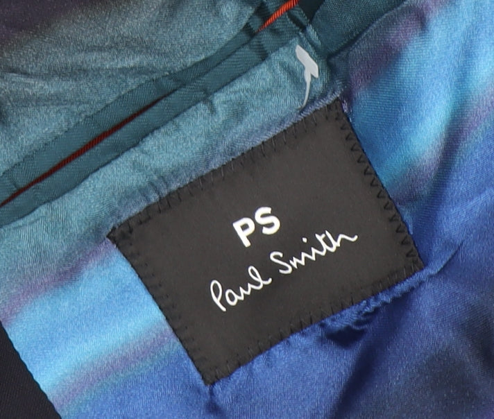 Paul Smith Men's Blue Slim Fit Blazer 38 Medium