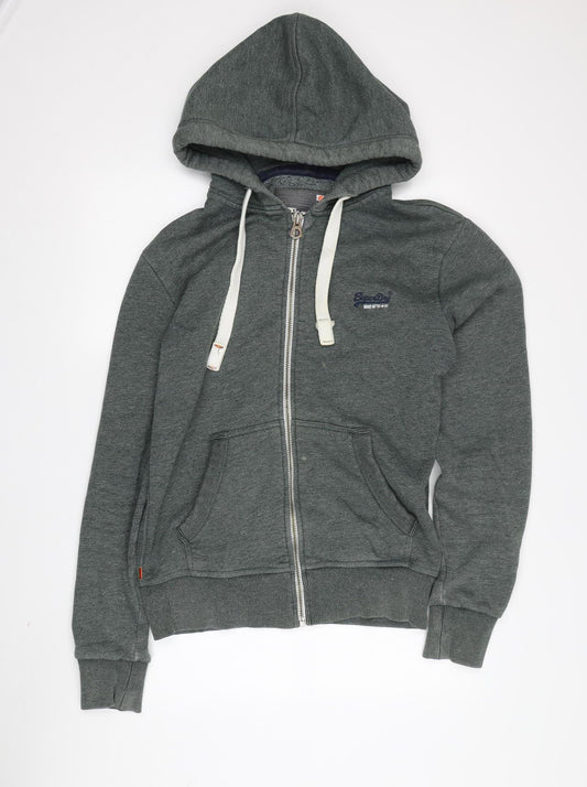 Superdry Men's Green Full Zip Hoodie M Regular