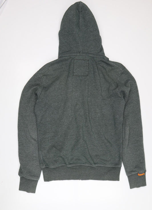 Superdry Men's Green Full Zip Hoodie M Regular