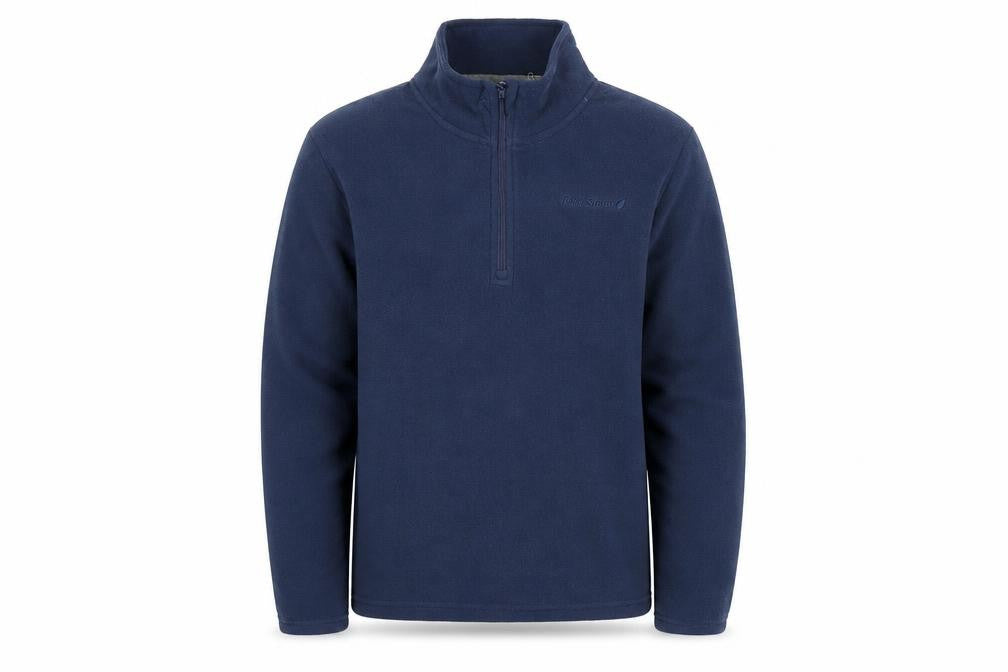Peter Storm Boys Blue Fleece Sweatshirt 11-12 High Neck Zip