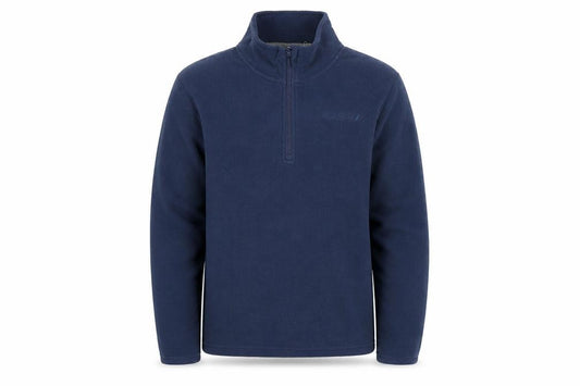 Peter Storm Boys Blue Fleece Sweatshirt 11-12 High Neck Zip