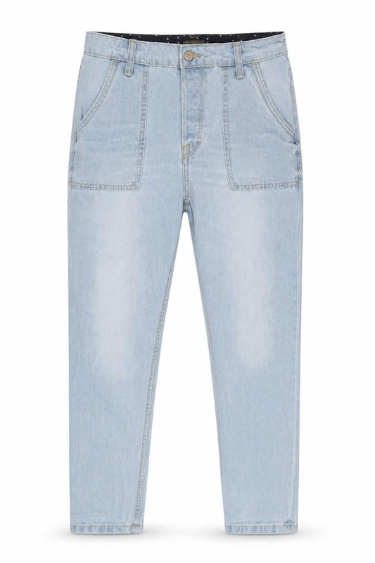 Roxy Women's Blue Straight Jeans with Pockets - Size 26