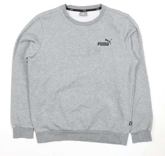 Puma Men's Grey Pullover Sweatshirt Size S