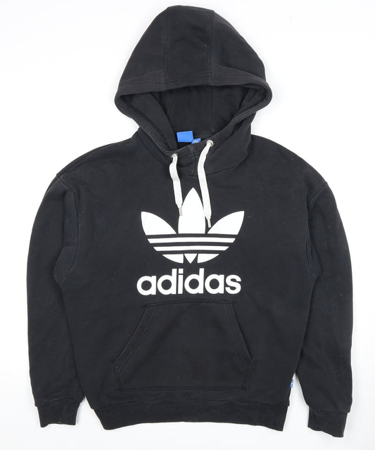 Adidas Unisex Black Pullover Hoodie S