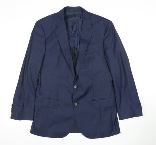 Hugo Boss Men's Blue Suit Jacket, 36 Regular