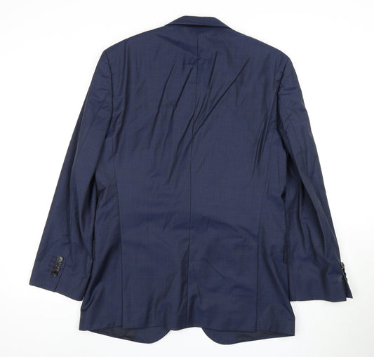 Hugo Boss Men's Blue Suit Jacket, 36 Regular