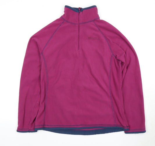 Mountain Warehouse Women's Purple Fleece Pullover, Size 12