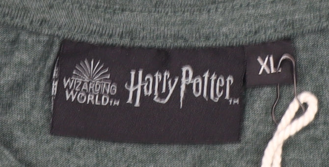 Harry Potter Slytherin T-Shirt Green XL Unisex Adults