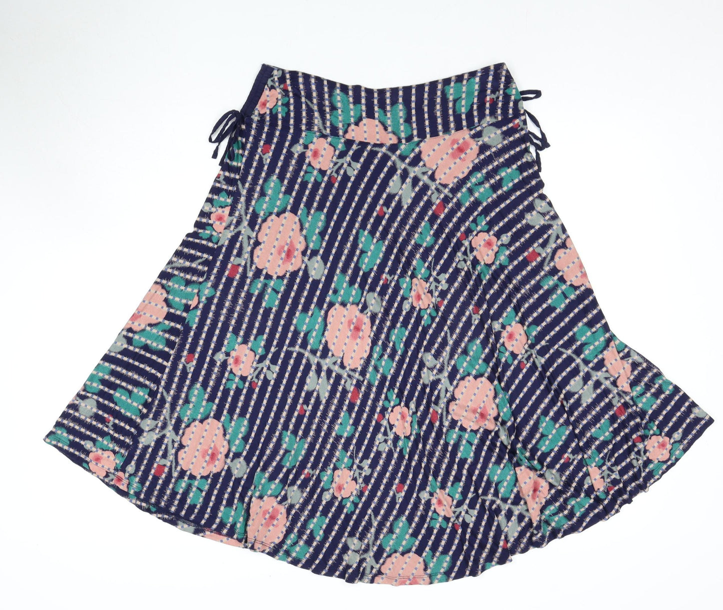 White Stuff Women's Multicoloured A-Line Skirt, Size 10