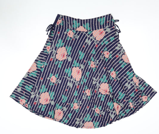 White Stuff Women's Multicoloured A-Line Skirt, Size 10