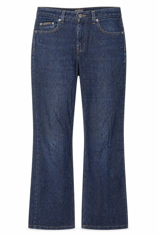 Calvin Klein Women's Blue Straight Jeans 7 Slim