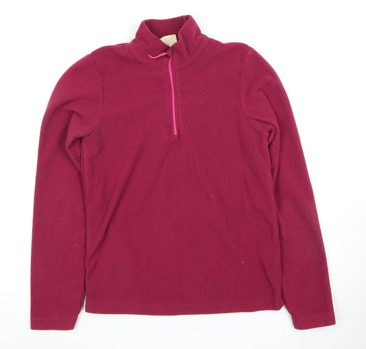 Mountain Warehouse Girls Red Fleece Pullover 15-16 Years