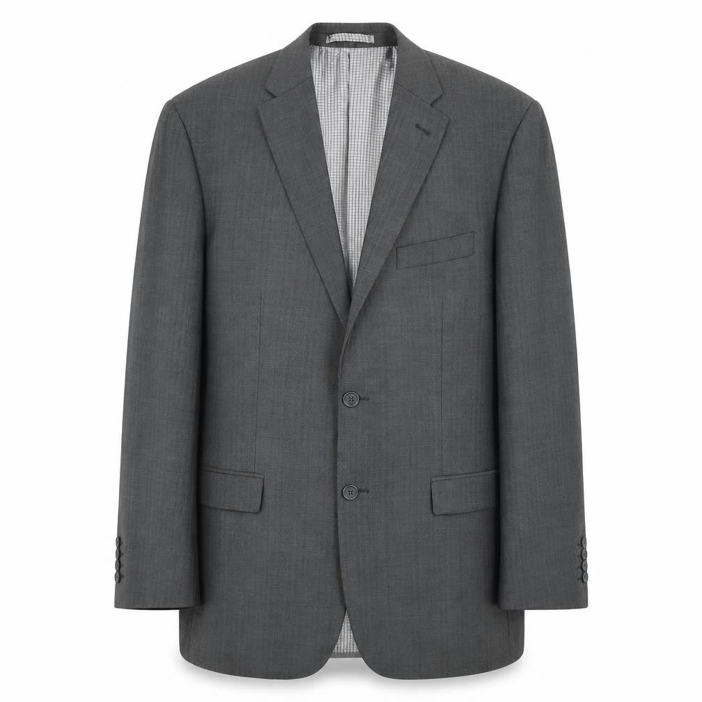 Front view of 1860 Limited Edition Men's Grey Suit Jacket 40 Regular