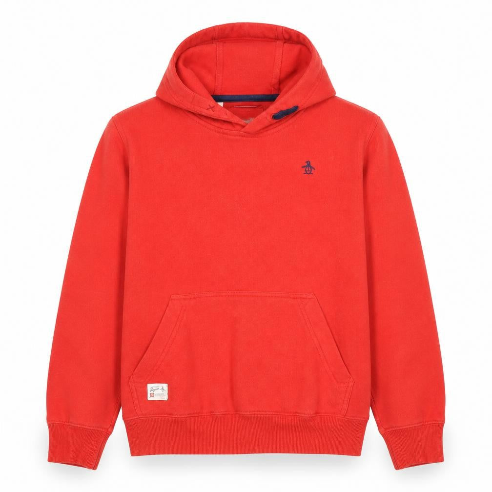 Original Penguin Boys Red Pullover Hoodie, 12-13 Years