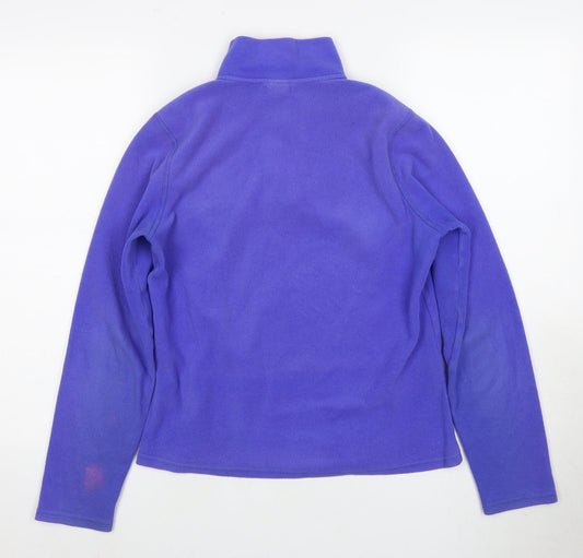 The North Face Women's Purple Fleece Pullover Sweatshirt M